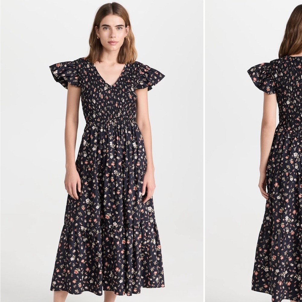 Shopbop o.p.t. Phoebe Dress - Floral Black Midi/Maxi